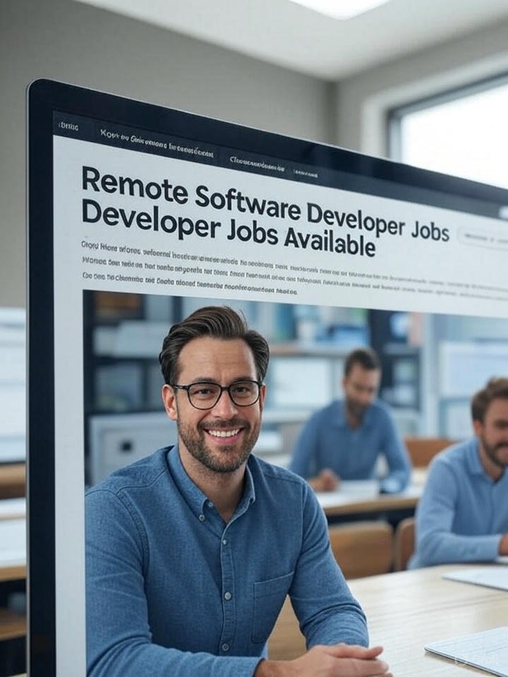 Job posts for remote software developers